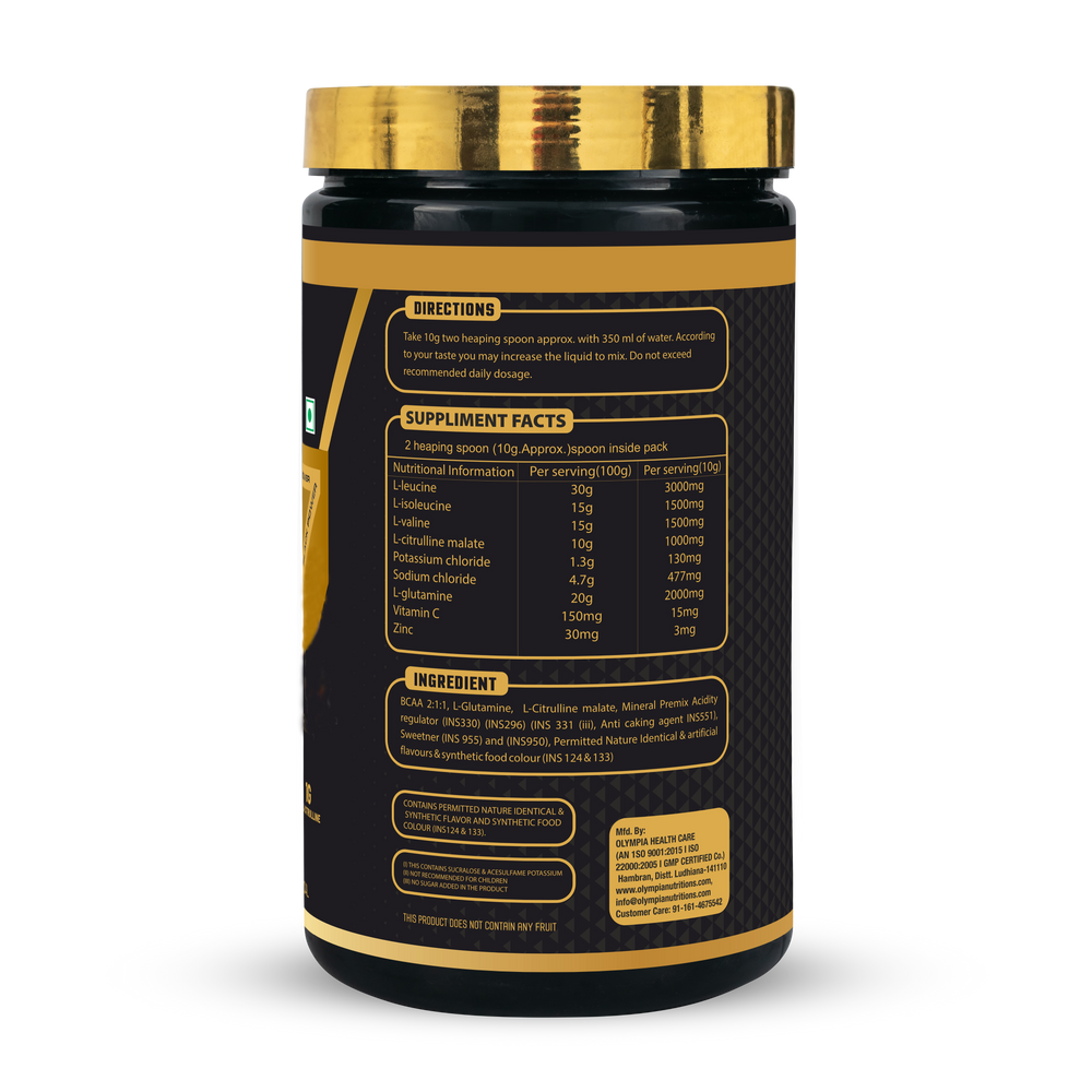 Bcaa Orange Net Wt. 300g