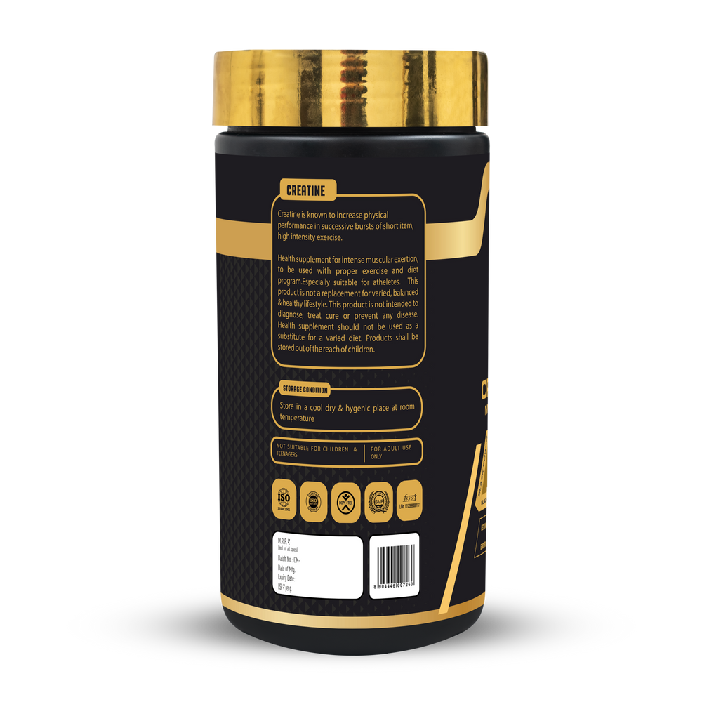 Combo of Muscle Mass Gainer 2.7kg and Gold Creatine Monohydrate 100g Unflavor