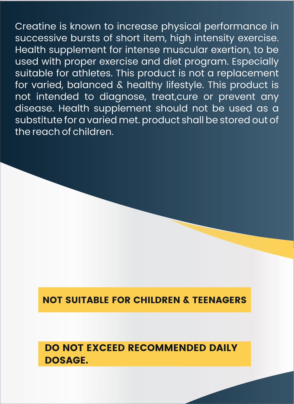 Creatine Monohydrate Unflavour 210g