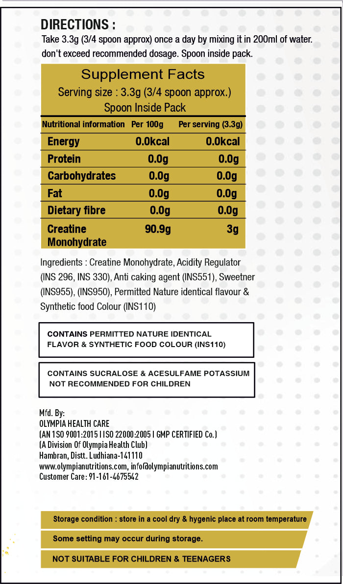 CREATINE 250G ORANGE