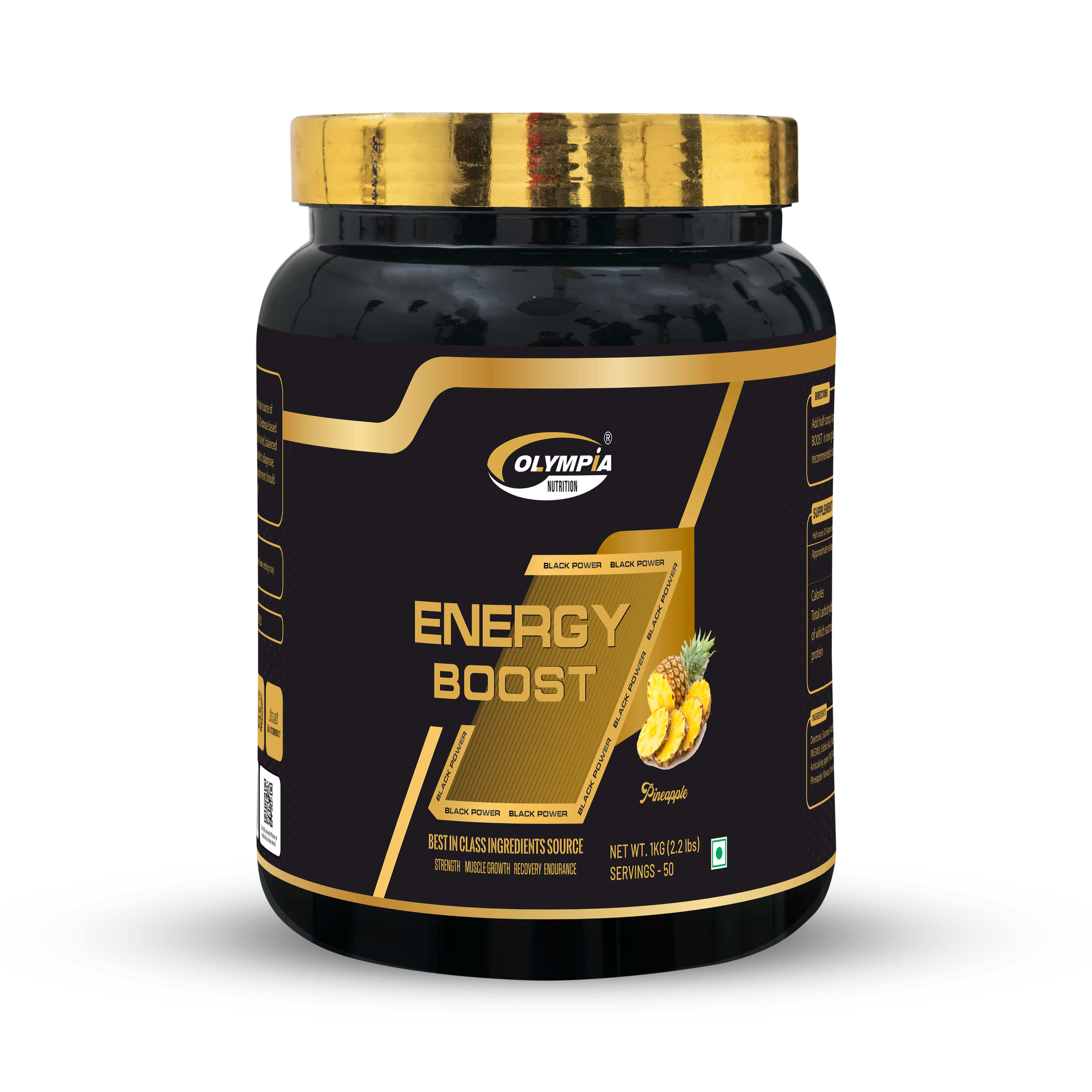 Energy Boost Pineapple 1kg (2.2lbs)