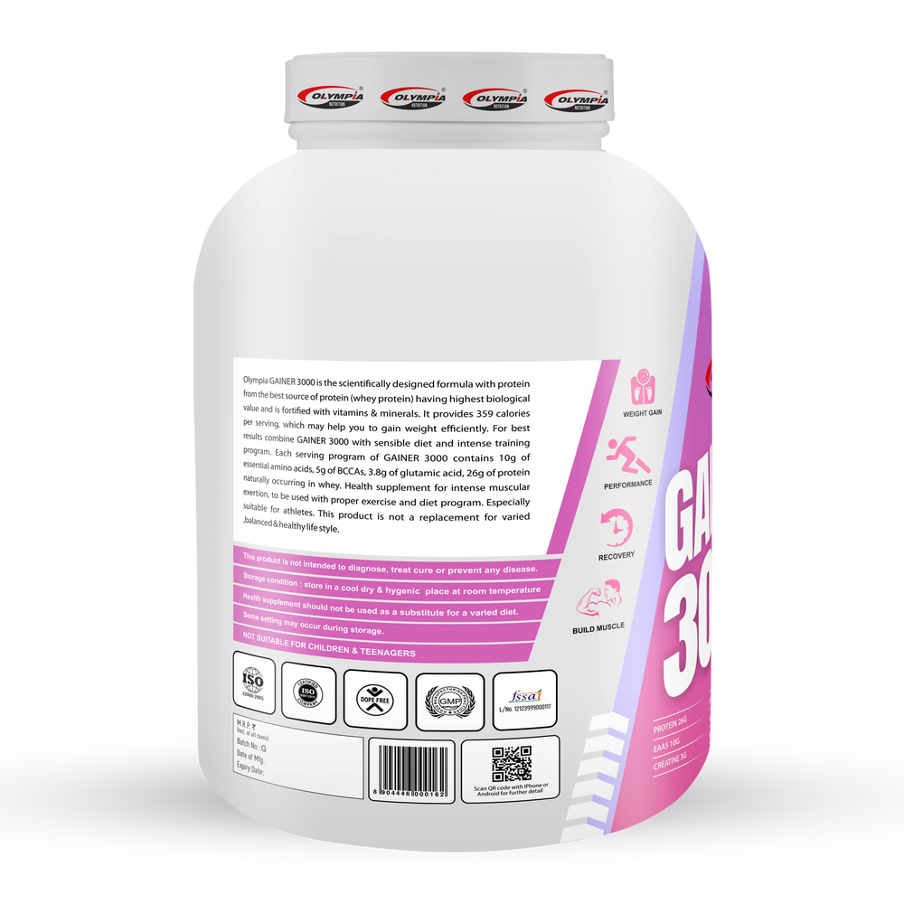 Gainer 3000 3kg Kulfi Cream