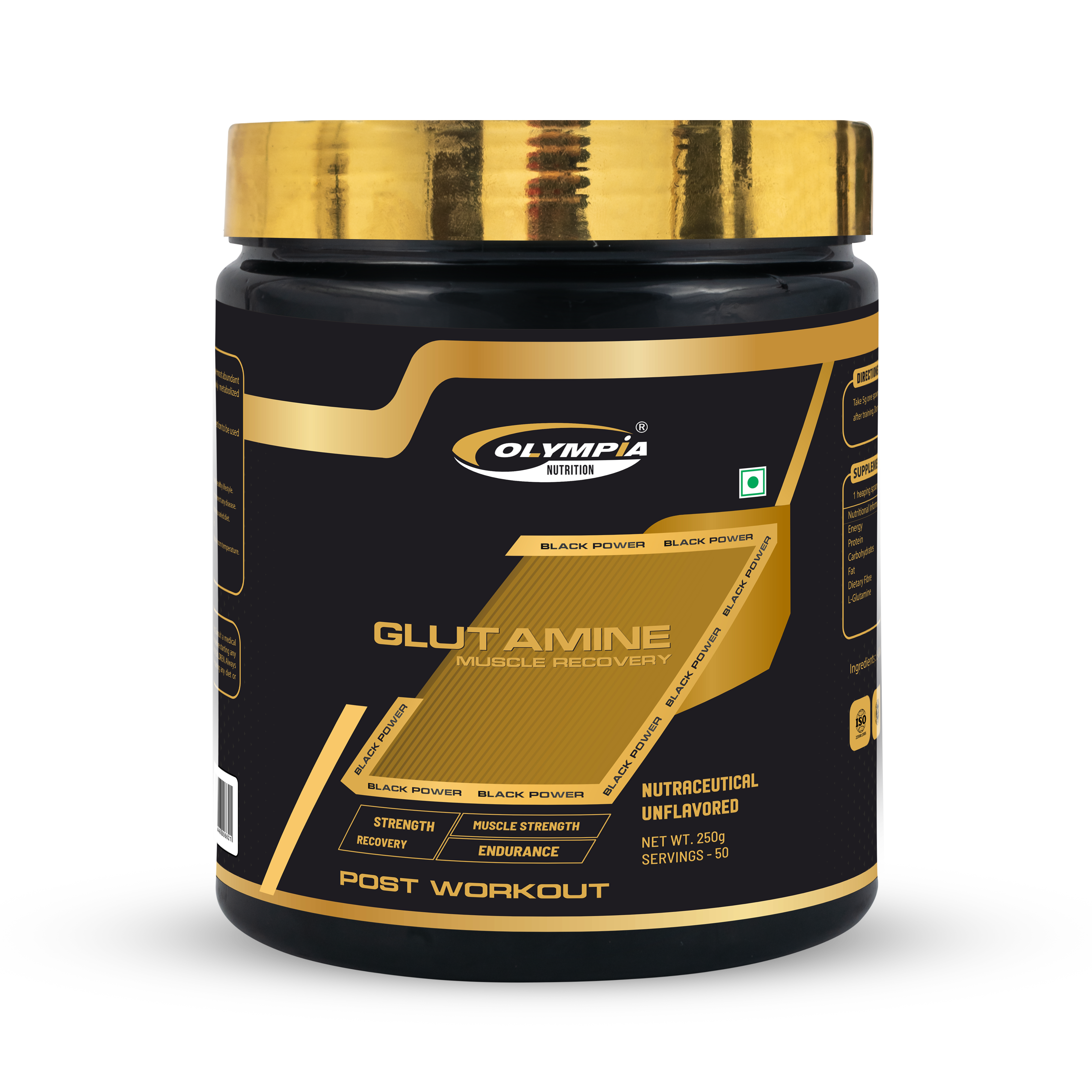Glutamine Unflavoured Net Wt.250g