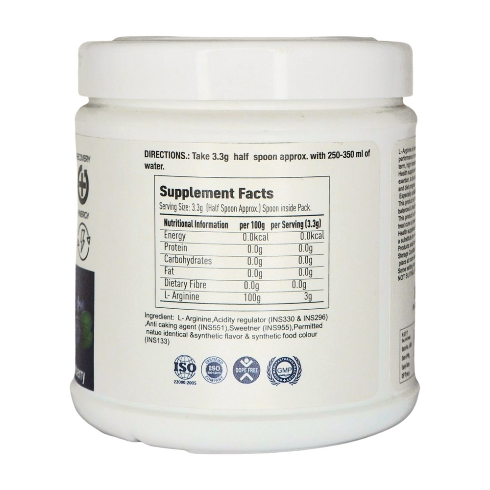 L-ARGININE 250G BLUEBERRY