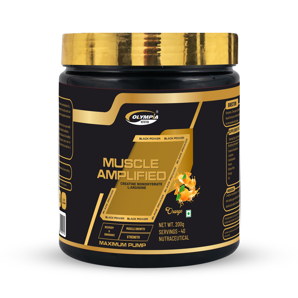 Muscle Amplified (Creatine Monohydrate L-Arginine) Net.Wt. 200g