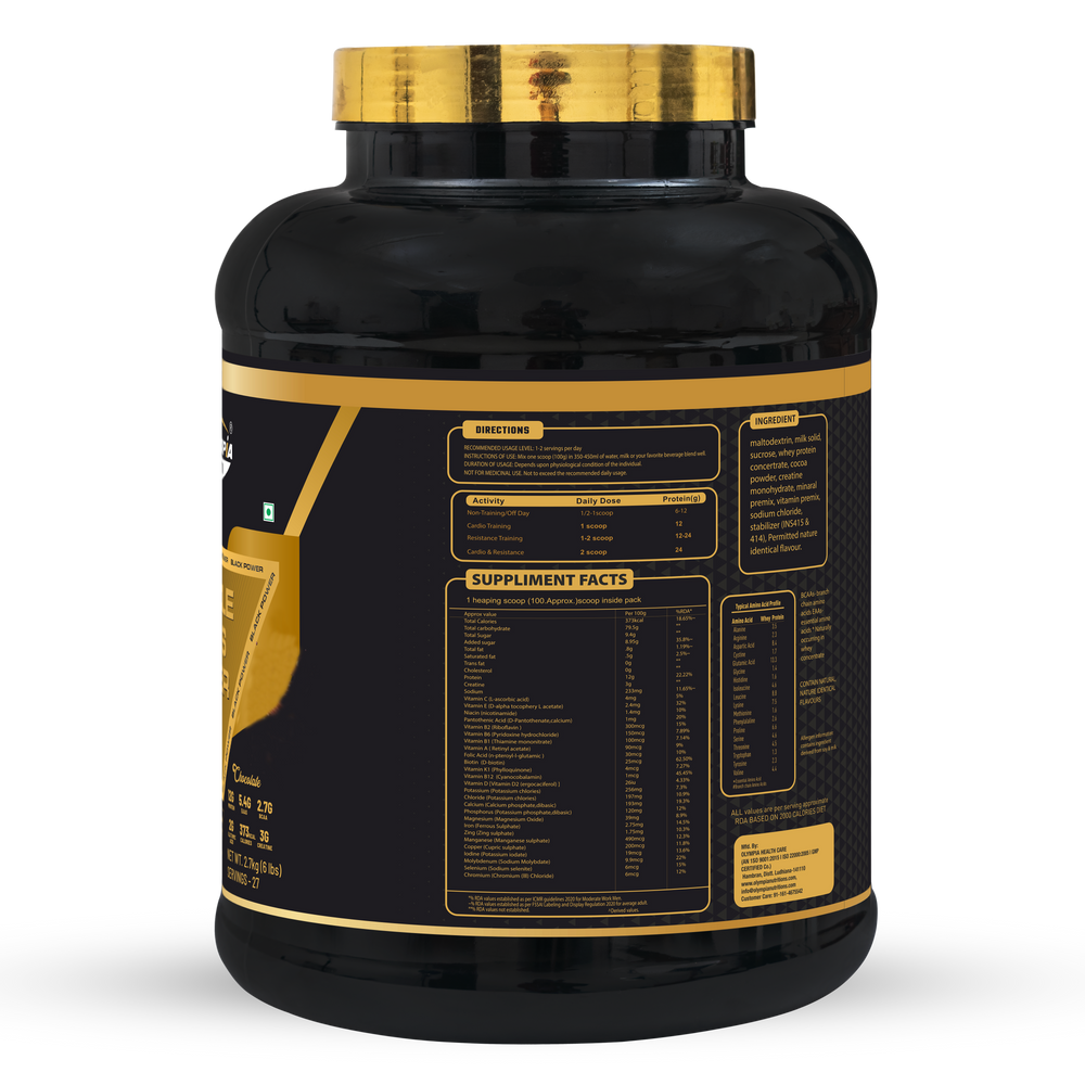 Muscle Mass Gainer Cold coffee Net.Wt 2.7Kg(6 lbs)