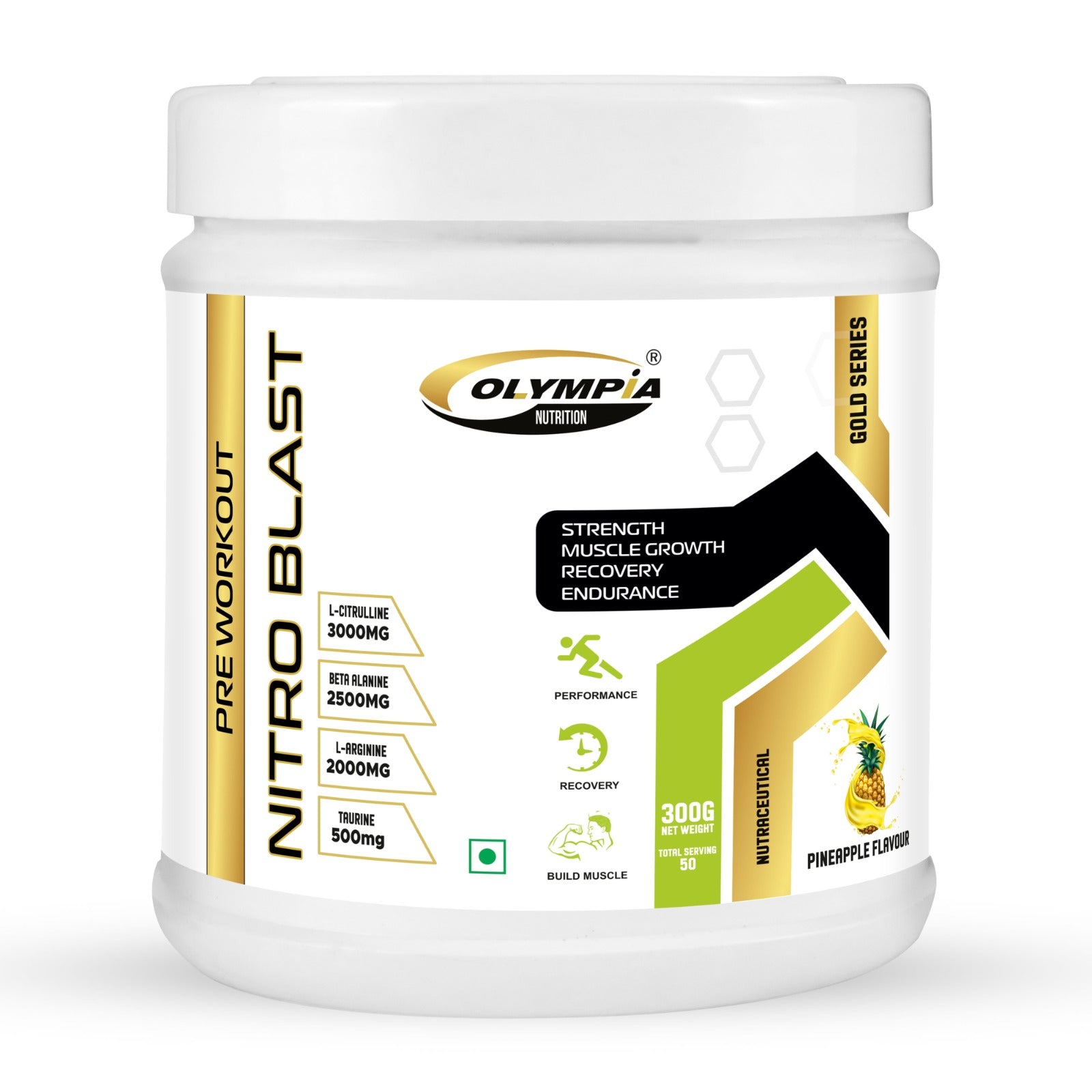 NITRO BLAST 300GM PINEAPPLE