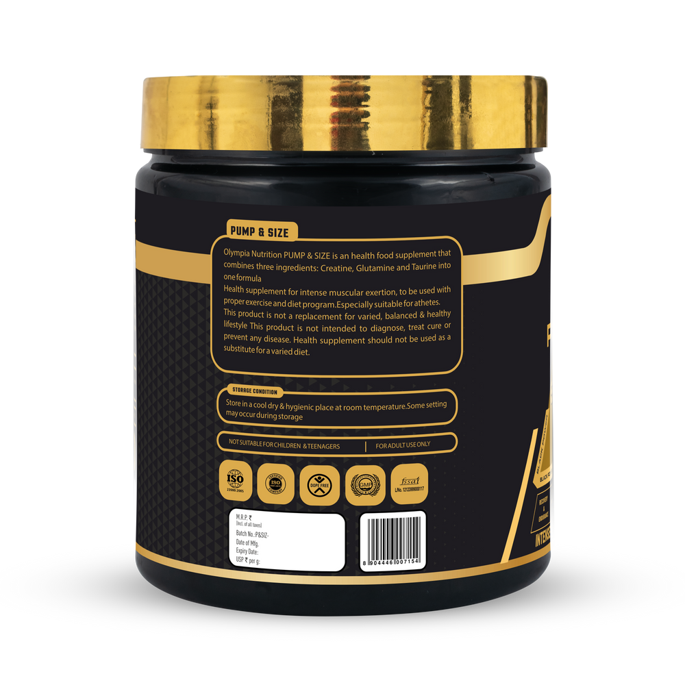 Pump & Size Net.wt 150g