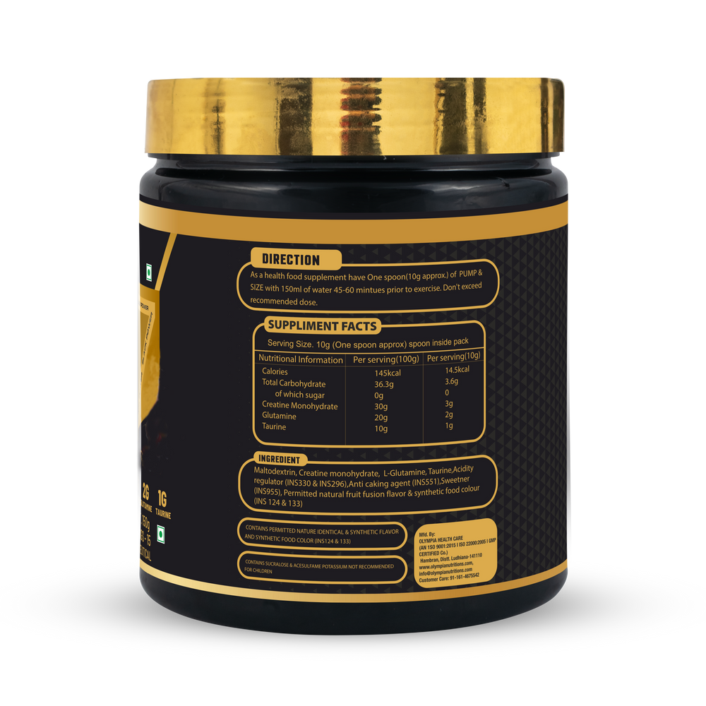 Pump & Size Net.wt 150g