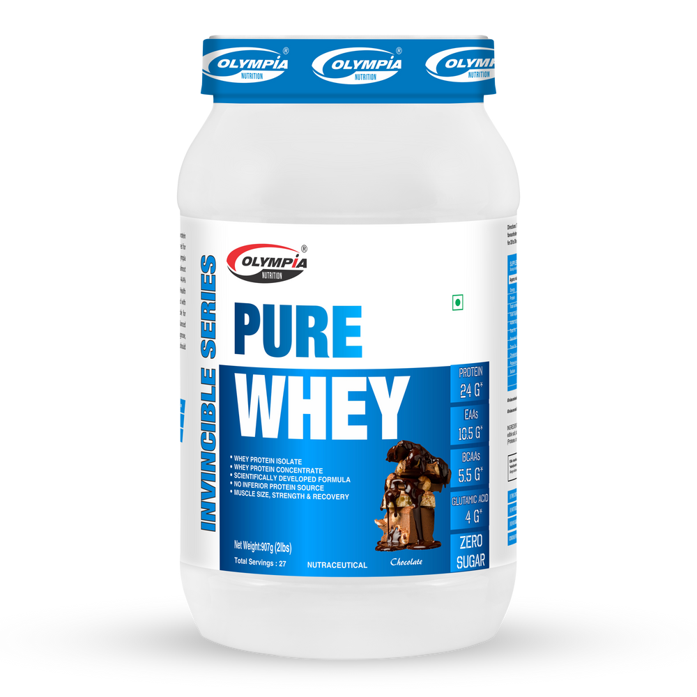 Combo of Pure Whey 2lbs Chocolate and Omega-3 Fish oil 60 capsules