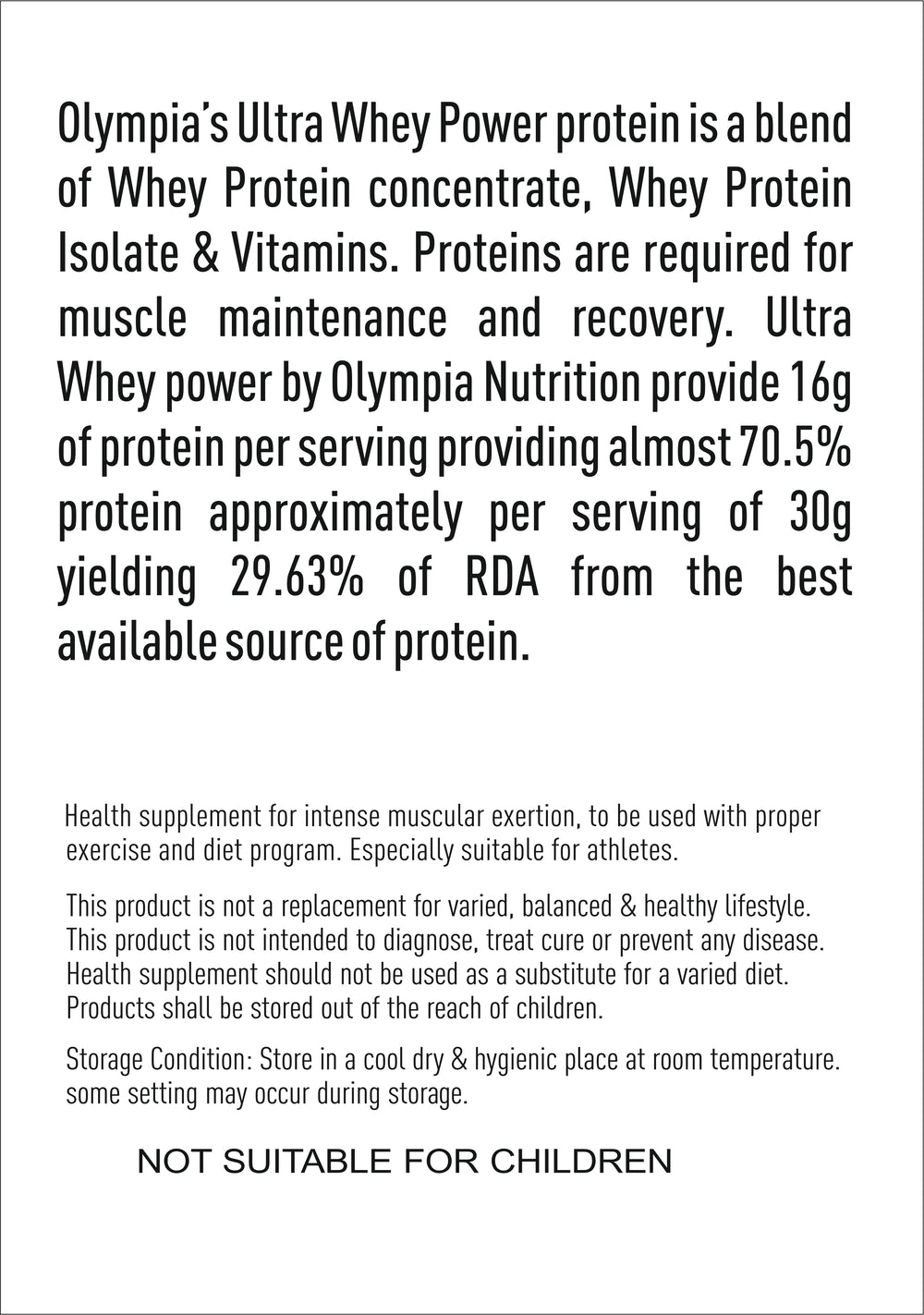 Ultra Whey Power