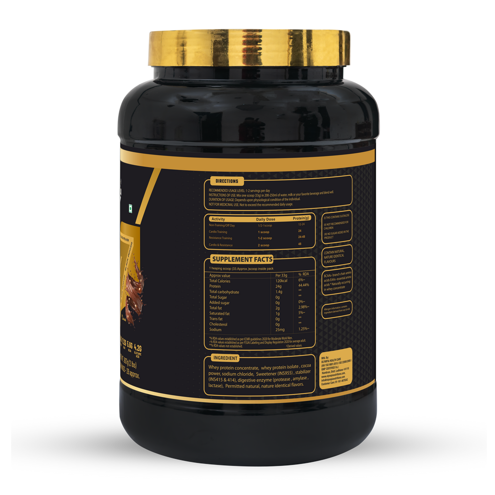 Whey Protein Chocolate 2 LBS Gold