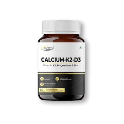 Calcium-K2-D3 Vitamin K2, Magnesium & Zinc 60veg Tablets