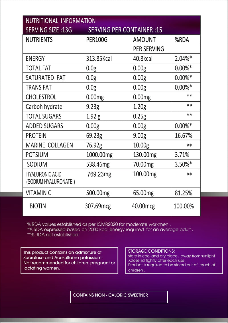 Collagen  200G Orange