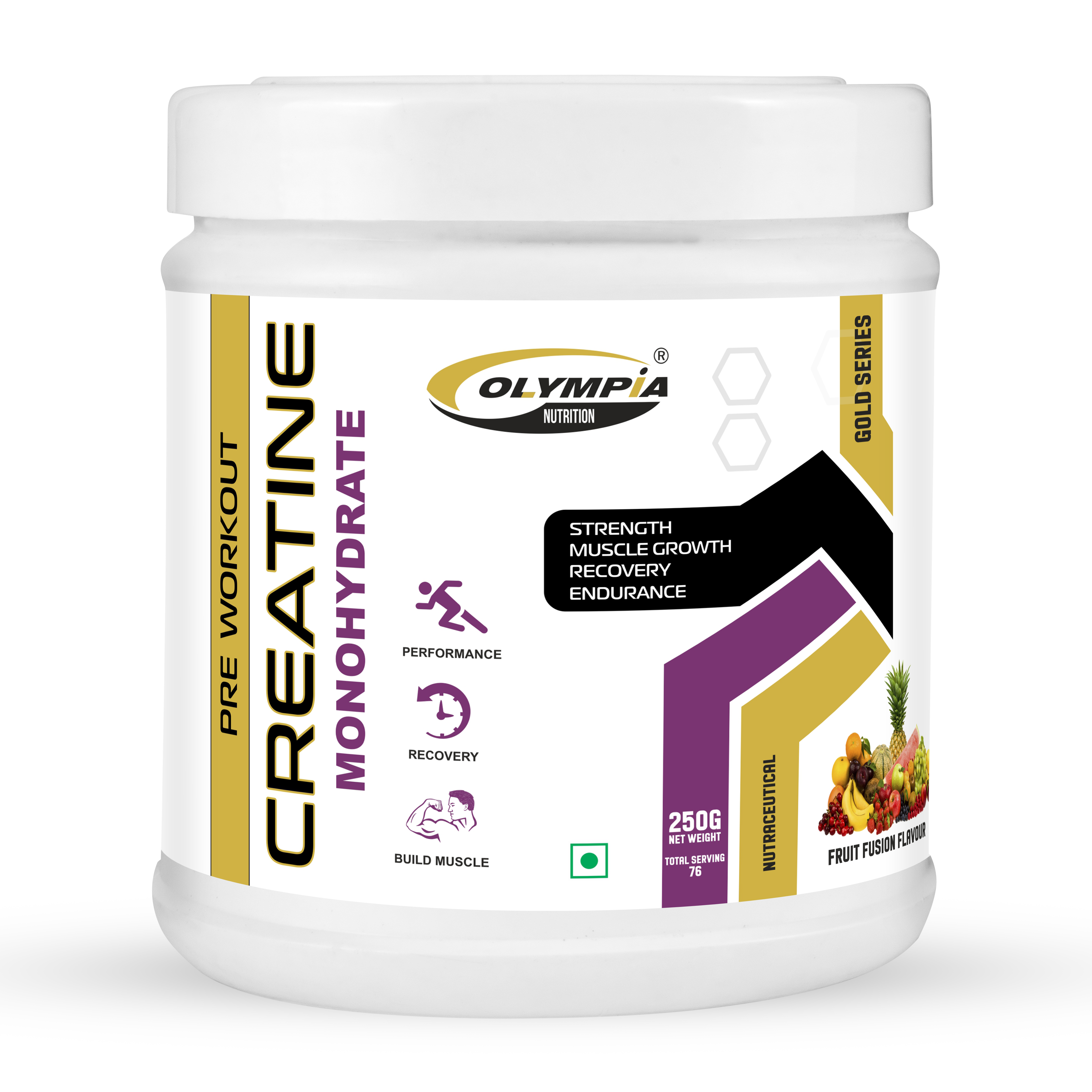 Creatine Monohydrate  250g  Fruit Fusion