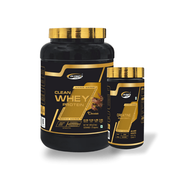 Combo of Clean Whey Protein 2lbs & Creatine Monohydrate 100g