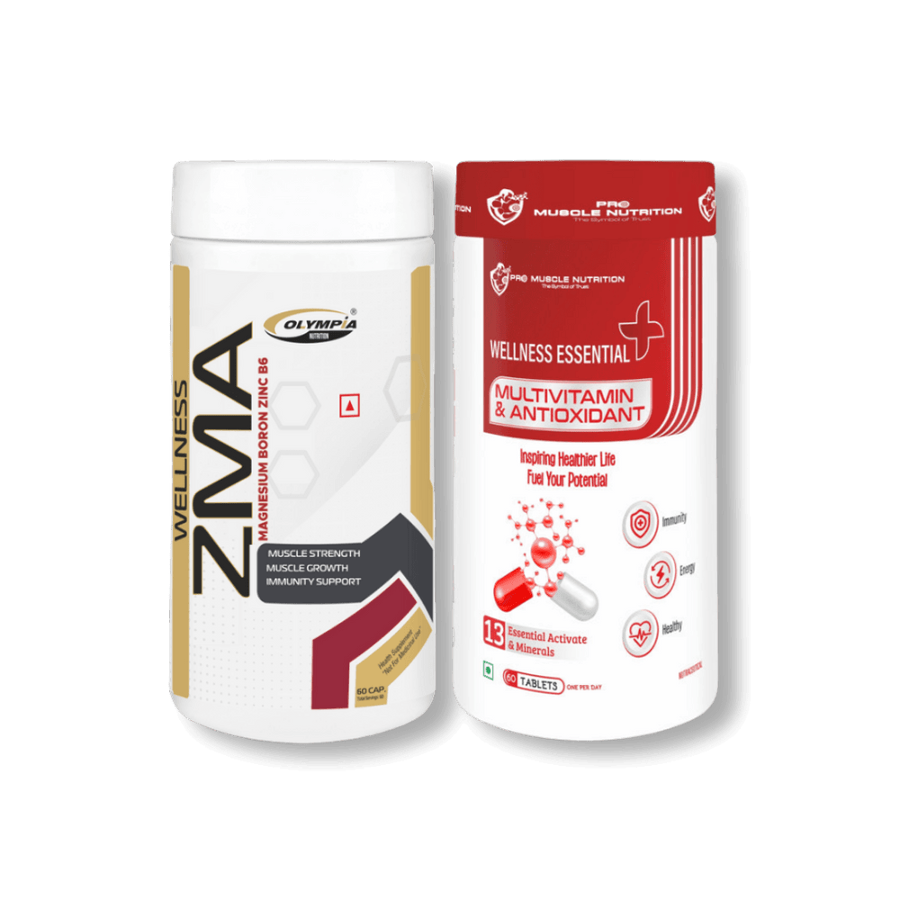 Combo of ZMA 60caps and Multivitamin & Antioxidant