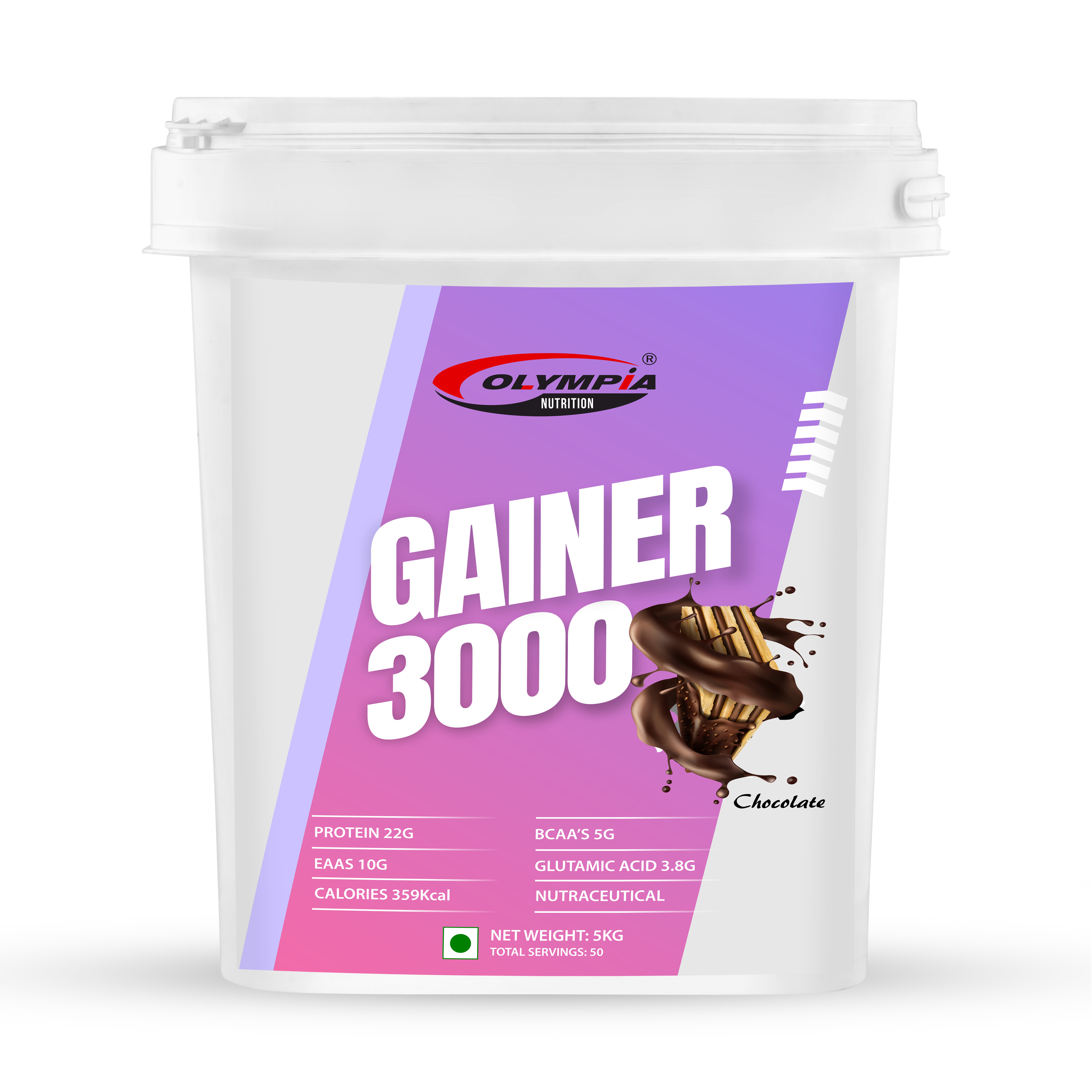 Gainer 3000 5Kg Chocolate