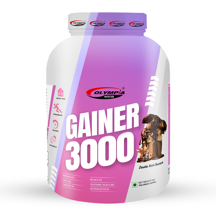 Gainer 3000 3kg  Double Rich Chocolate