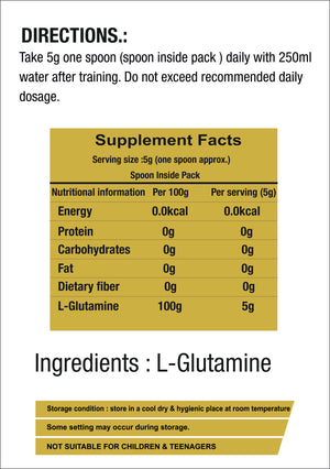 Glutamine Unflavoured 300g
