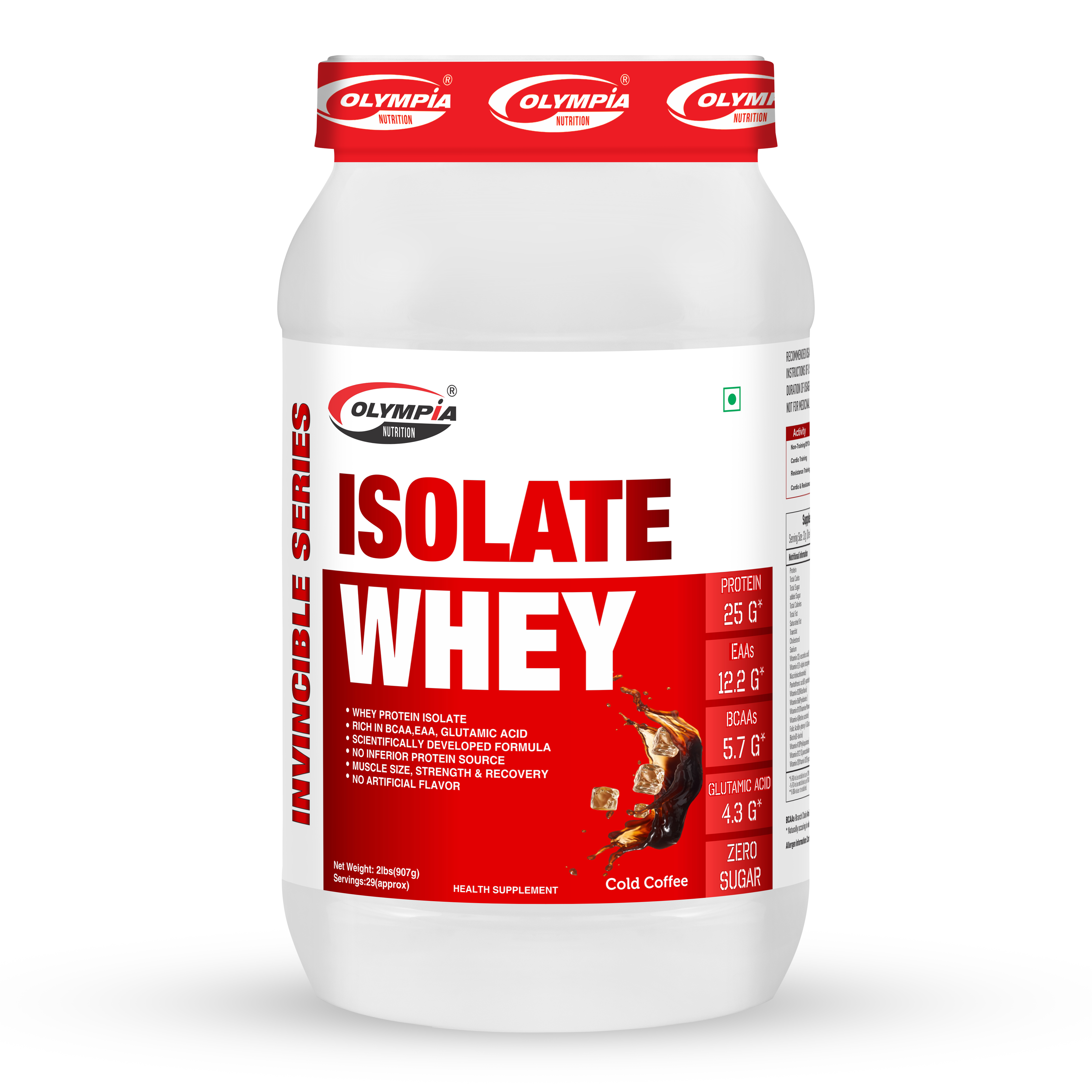 Isolate Whey Cold Coffee 2lbs