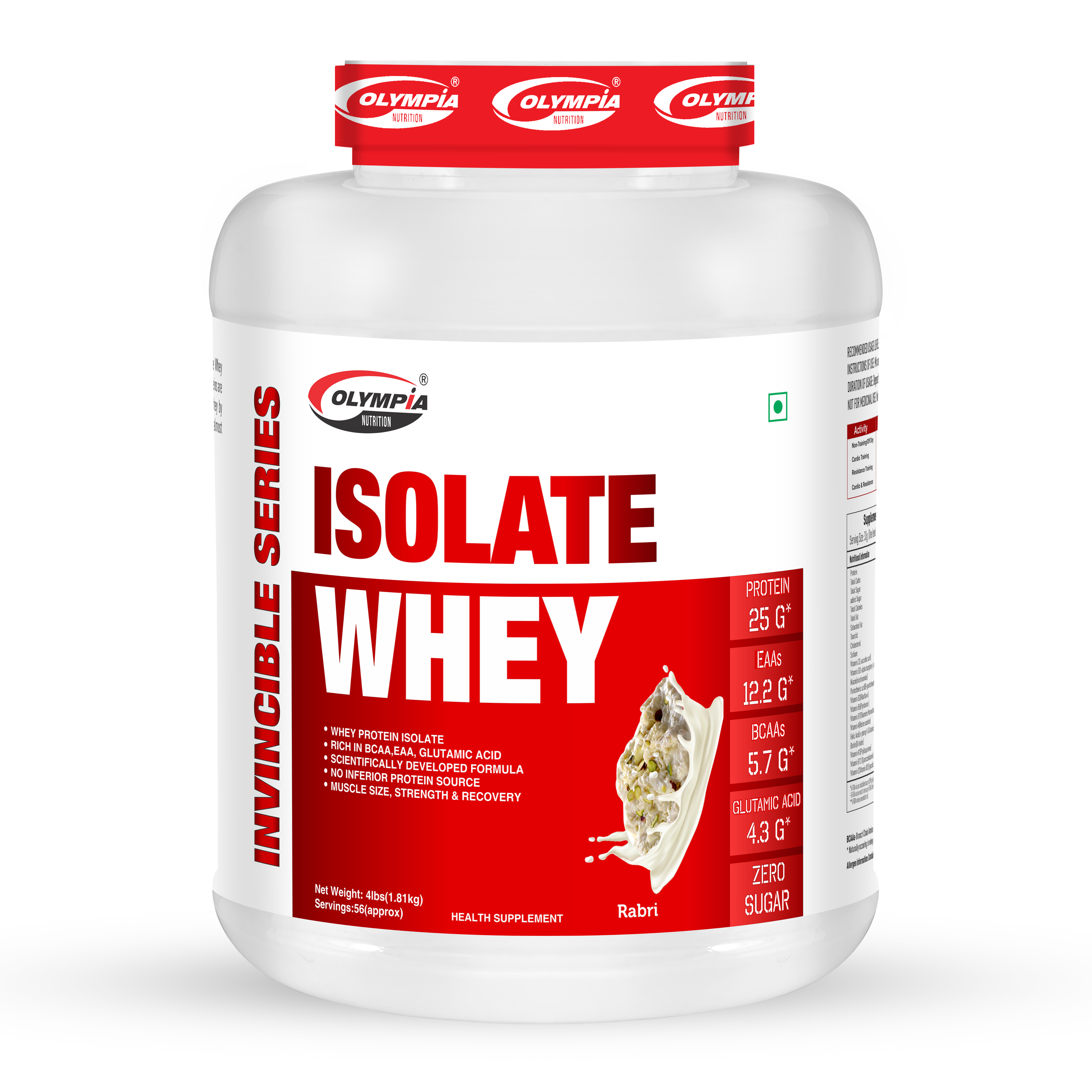 Isolate Whey 4lbs Rabri