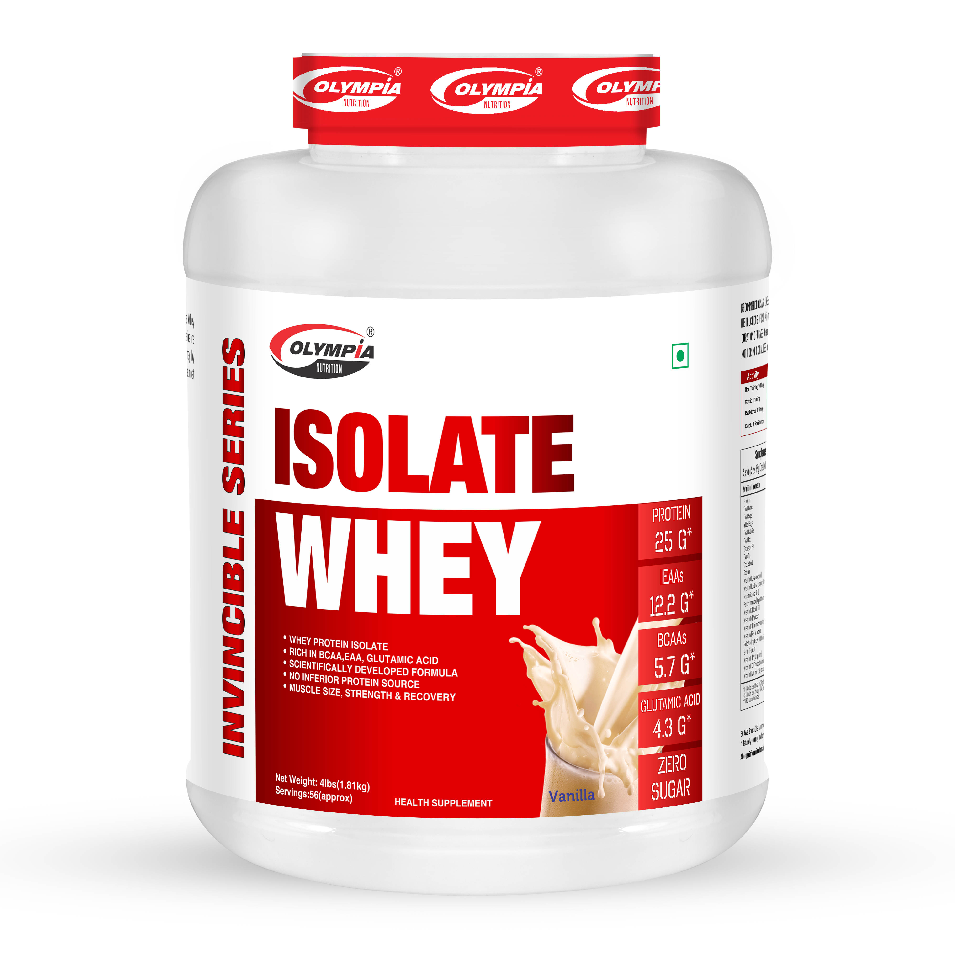 Isolate Whey 4lbs Vanilla