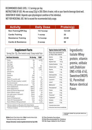 Isolate Whey Mango  2lbs