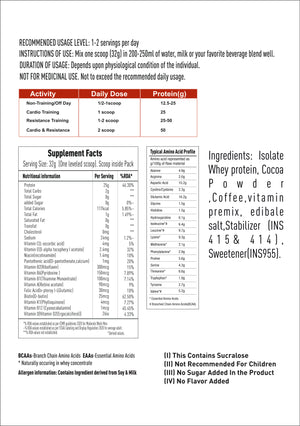 Isolate Whey Cold Coffee  4lbs