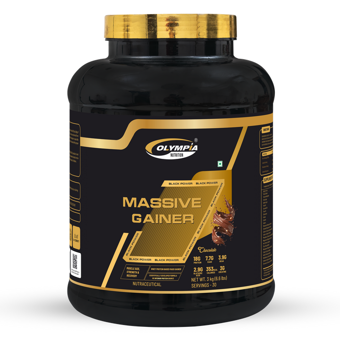 Massive Gainer Chocolate Net.wt 3kg (6.6 lbs)