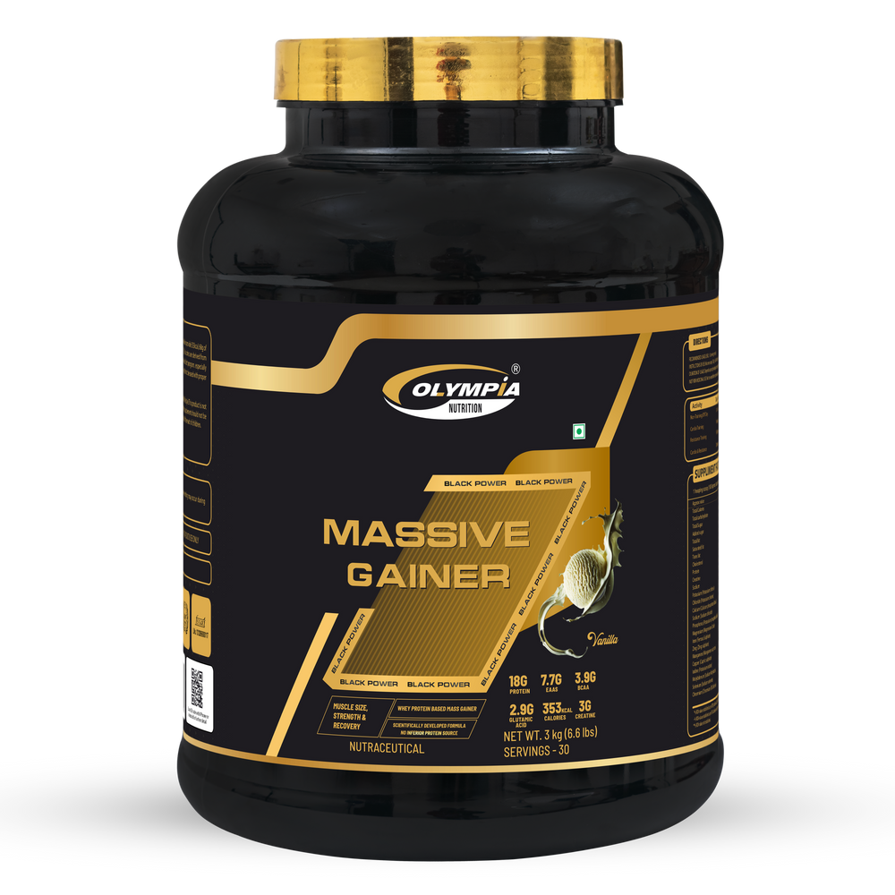 Massive Gainer Vanilla Net.wt 3kg (6.6 lbs)