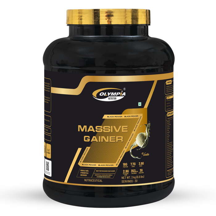 Massive Gainer Vanilla Net.wt 3kg (6.6 lbs)