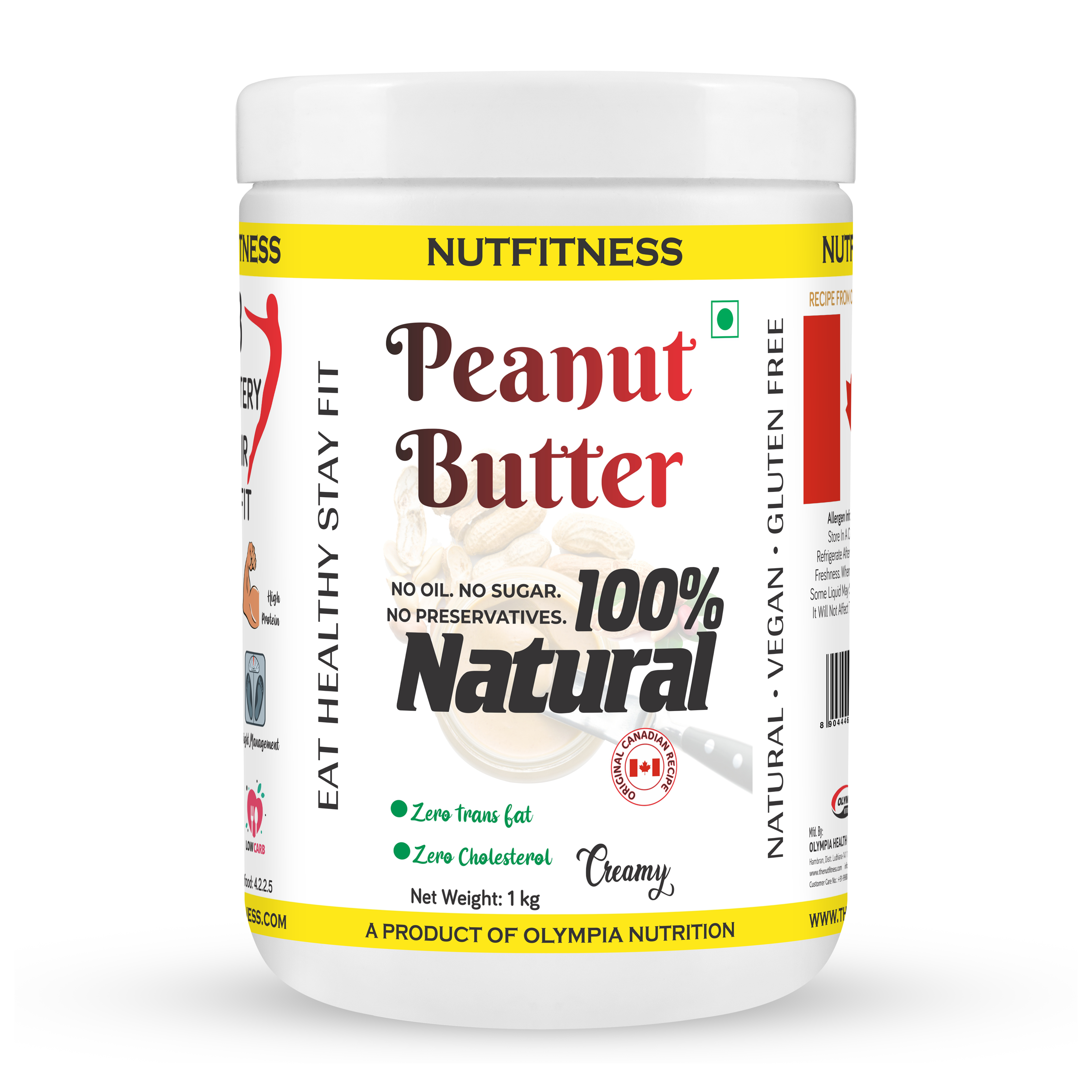 100% Natural Peanut Butter Creamy