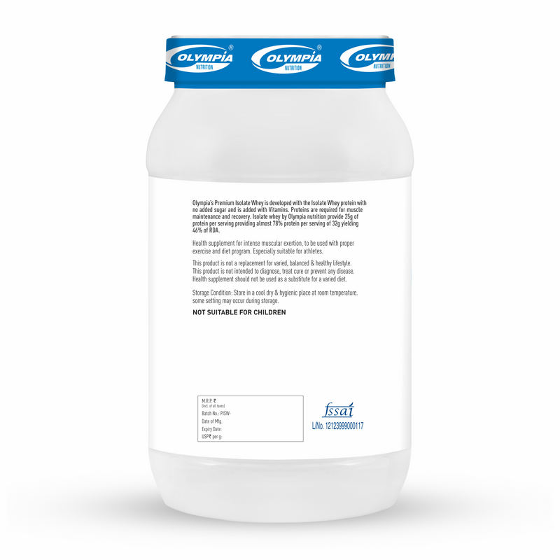 Premium isolate whey