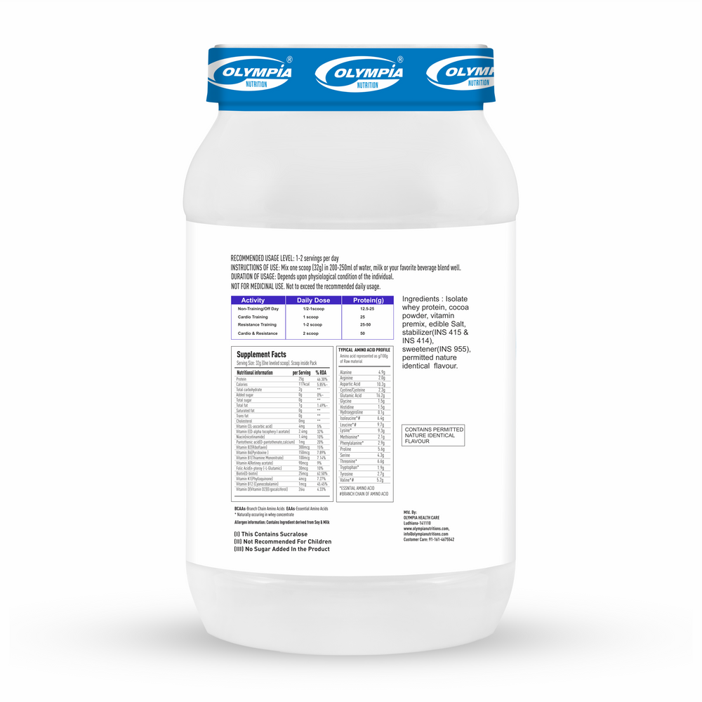 Premium isolate whey