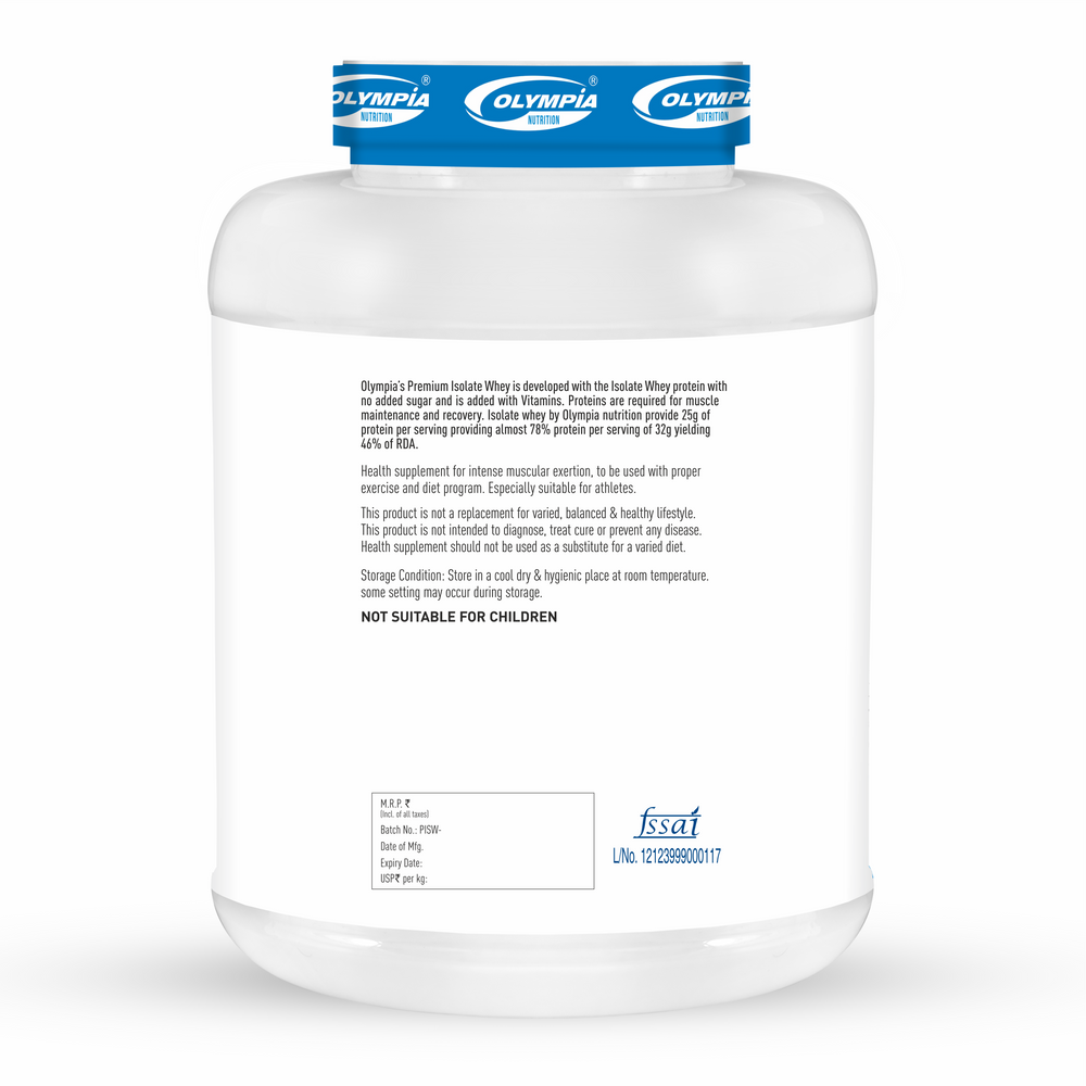 Premium isolate whey
