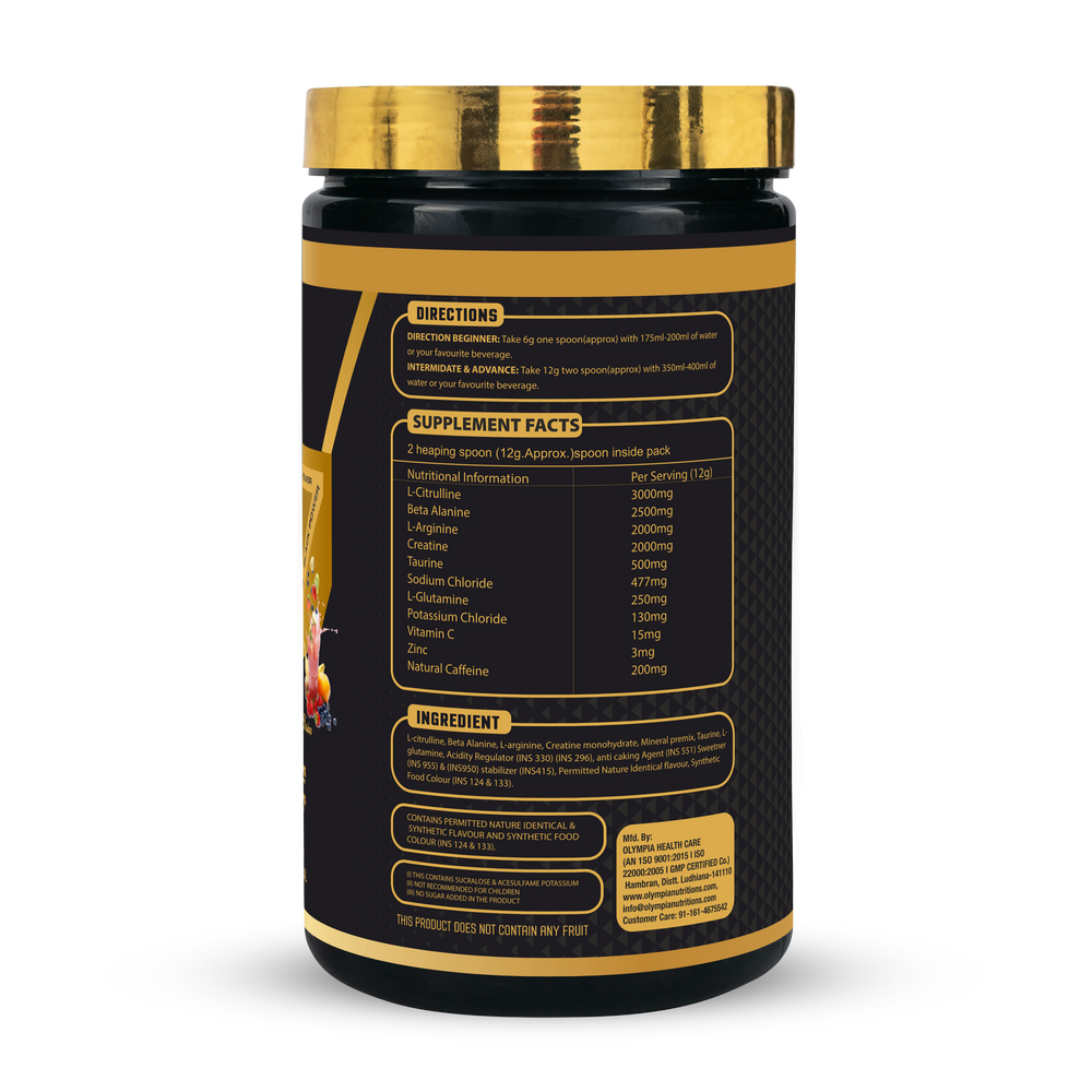 Pre Workout Gold