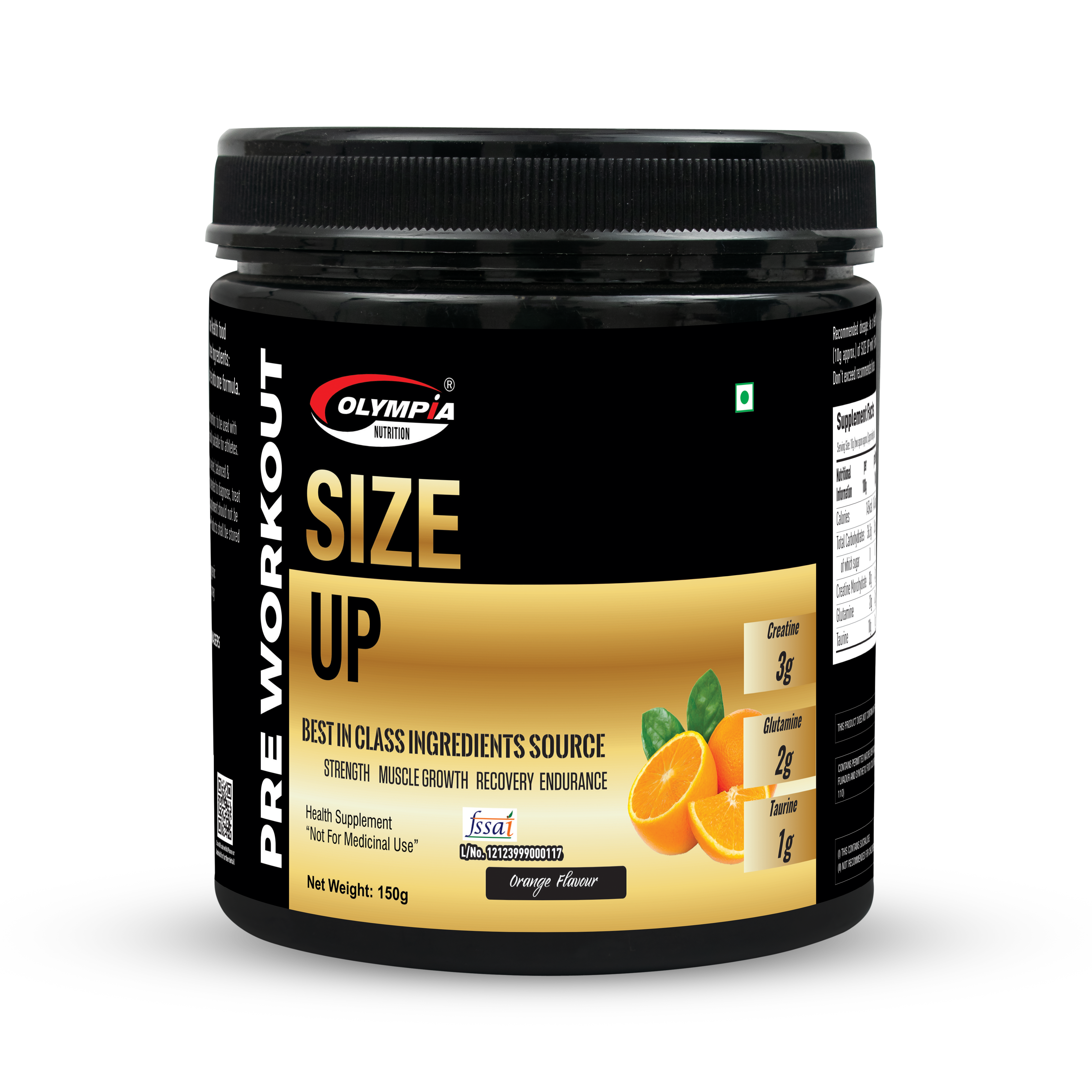 Size Up Orange 150g