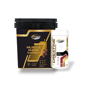 Combo Of Muscle Mass Gainer 3.62kg (8lbs) & Creatine Monohydrate 150g