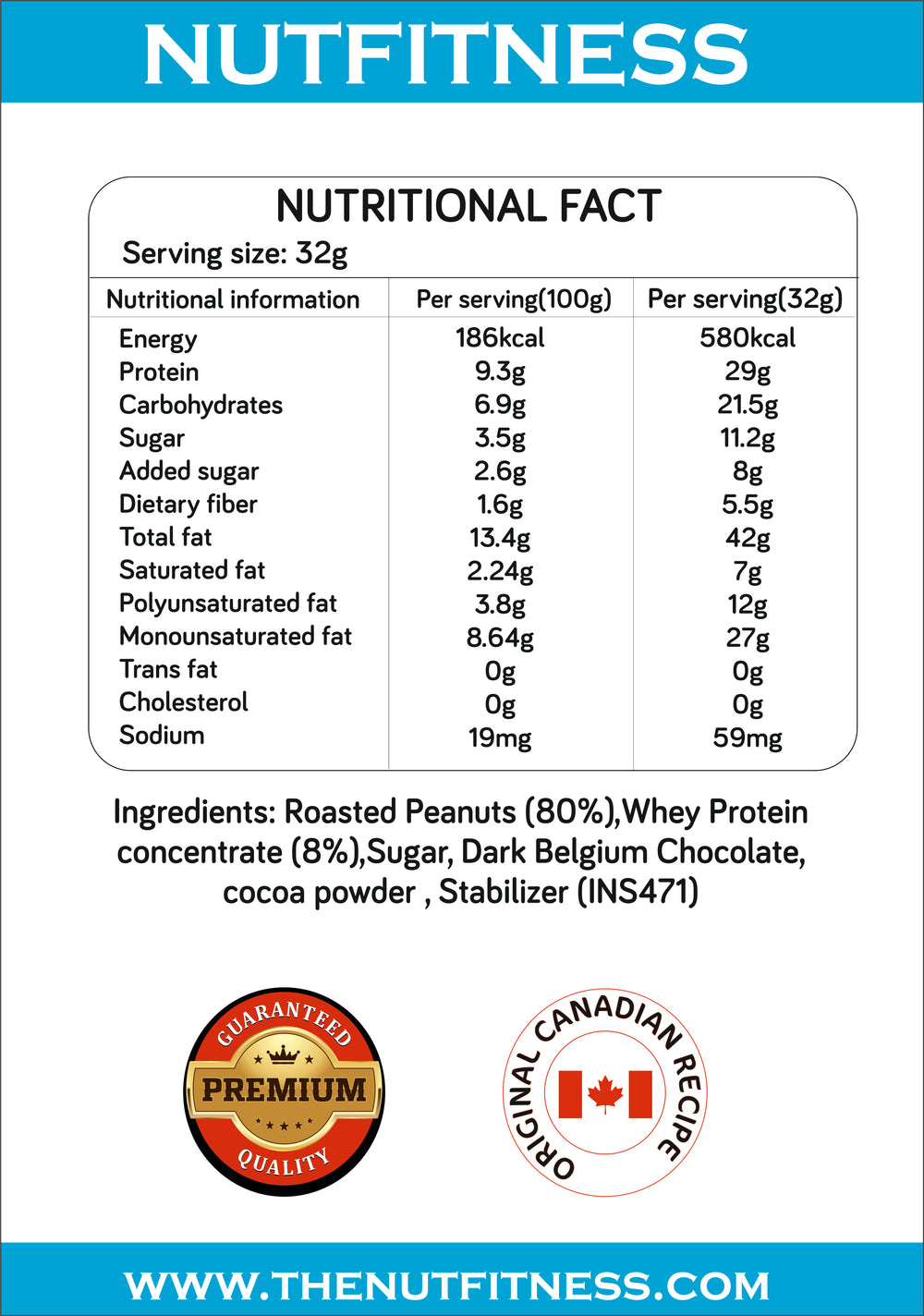 Whey Protein Peanut Butter Spread
