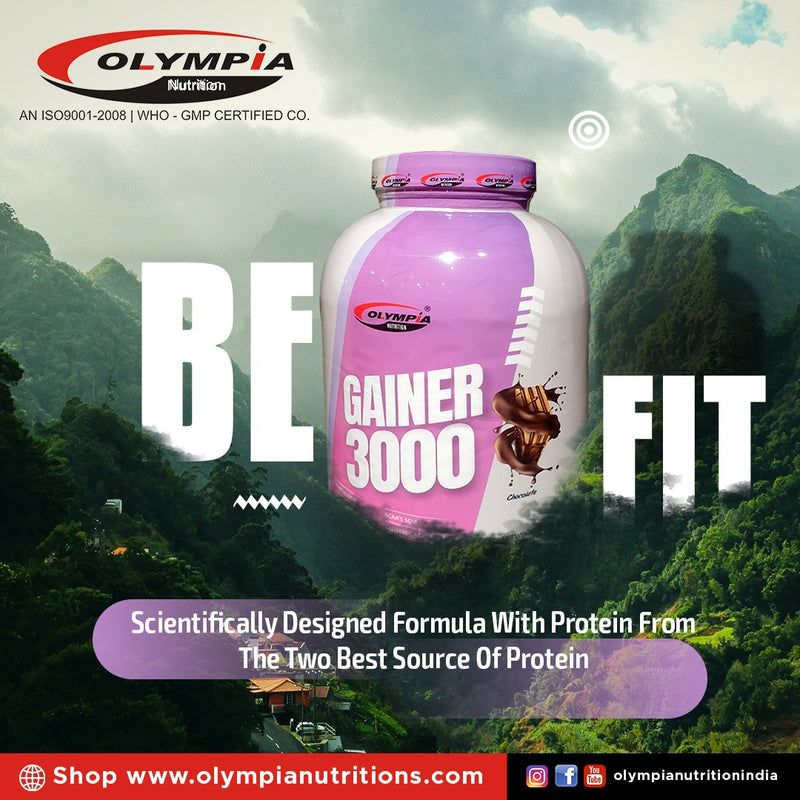 Gainer 3000 3kg  Double Rich Chocolate