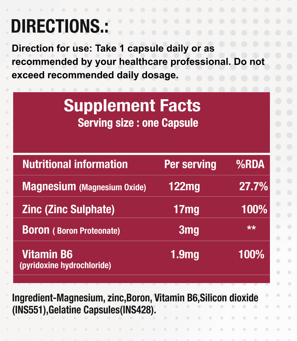 Combo of ZMA 60caps and Multivitamin & Antioxidant