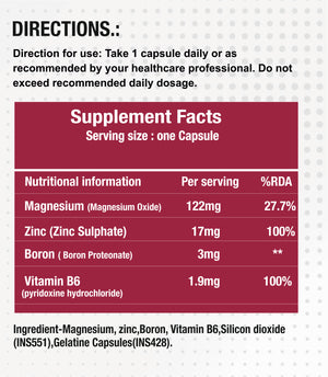 Combo of ZMA 60caps and Multivitamin & Antioxidant