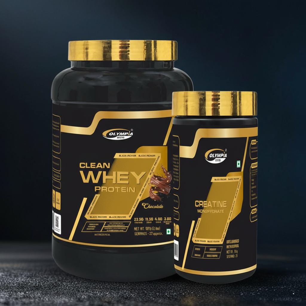 Combo of Gold Series Clean Whey Protein 2lbs & Creatine Monohydrate 100g