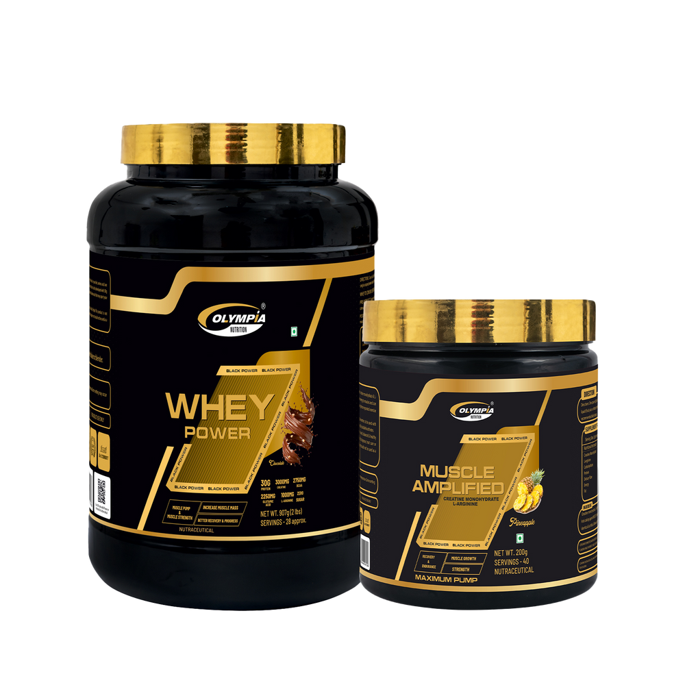 Combo of Whey Power 2lbs and Muscle Amplified 200g