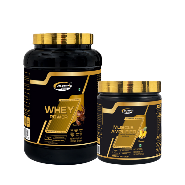 Combo of Whey Power 2lbs and Muscle Amplified 200g